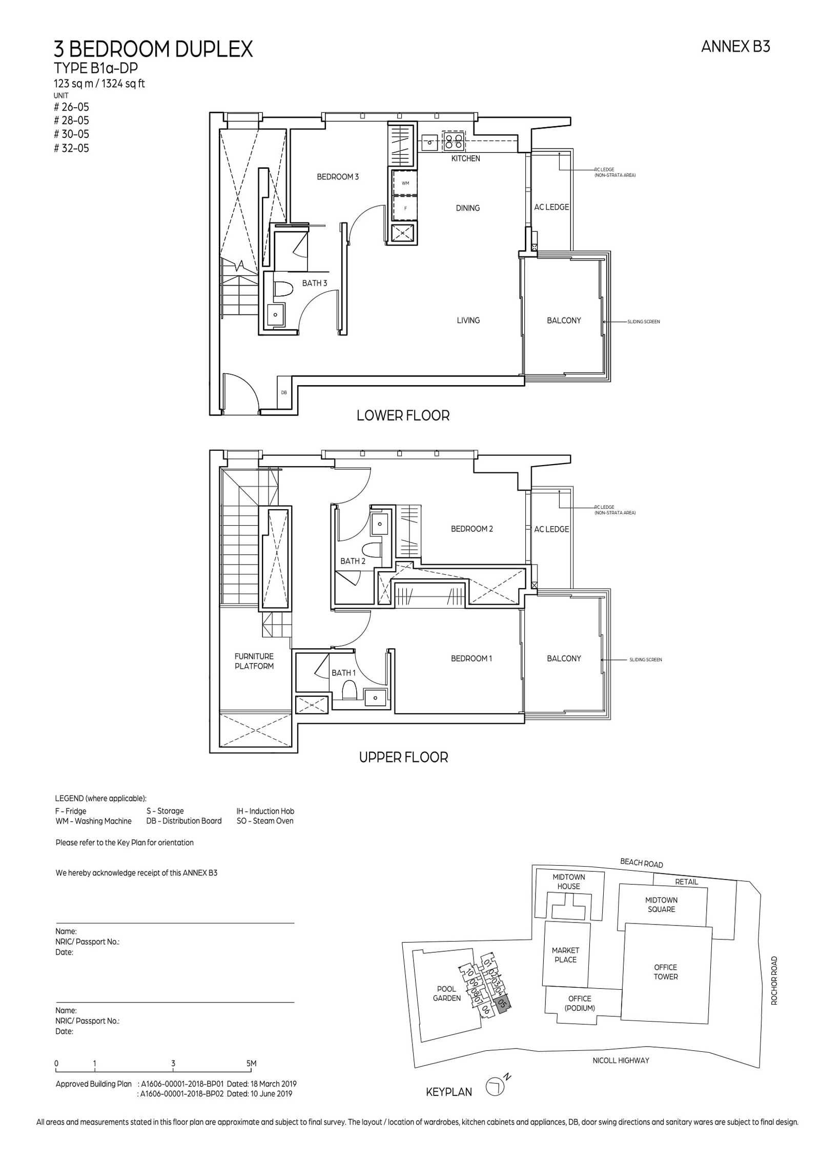 B1a-DP · 1324 sqft