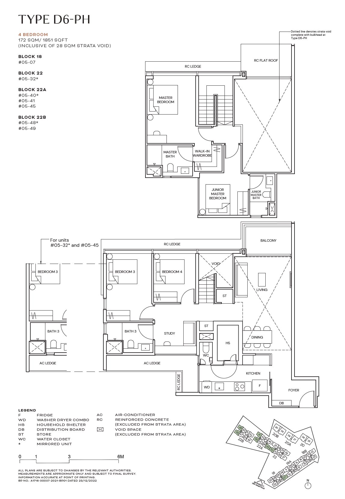 D6-PH · 1851 sqft