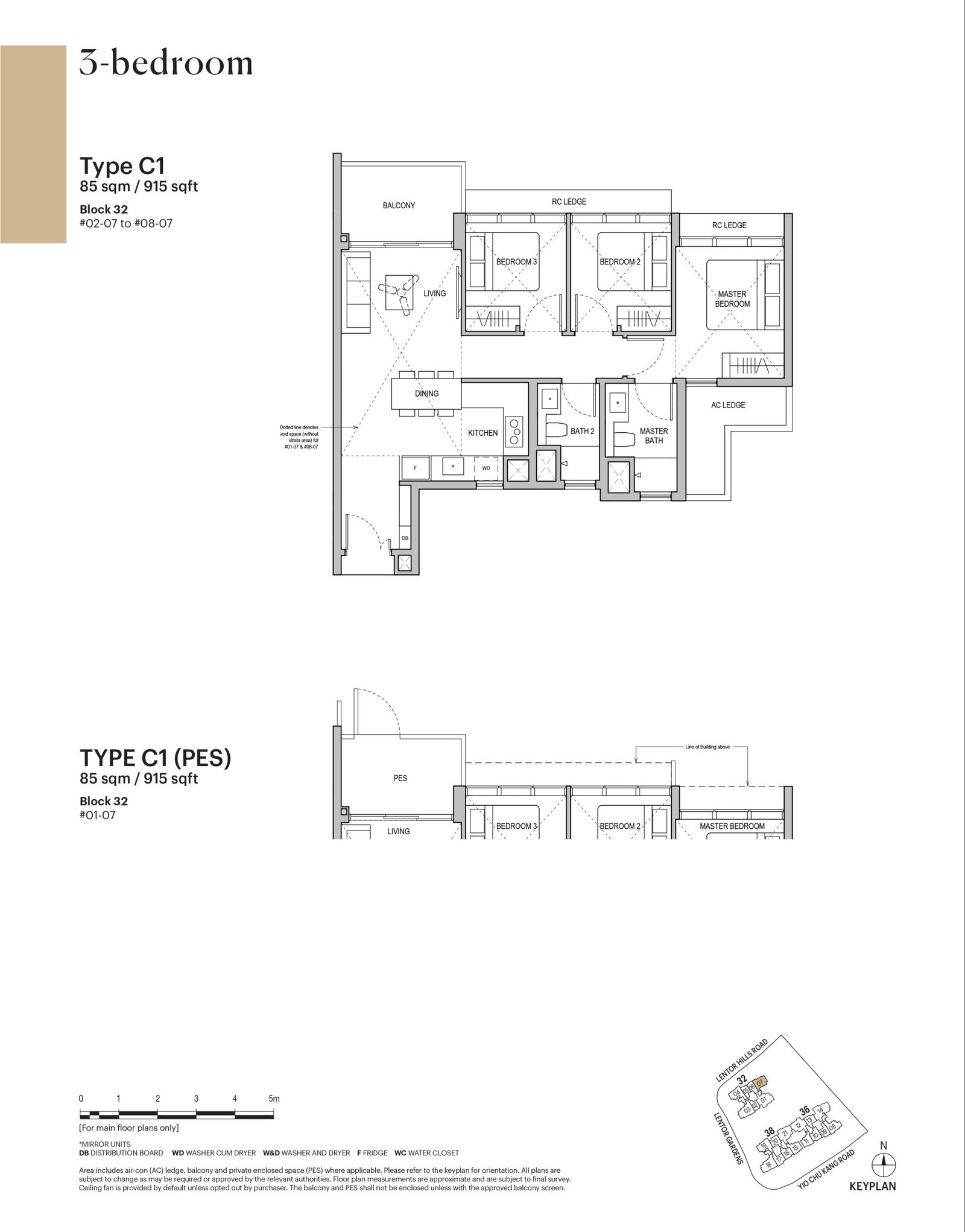 C1 · 915 sqft