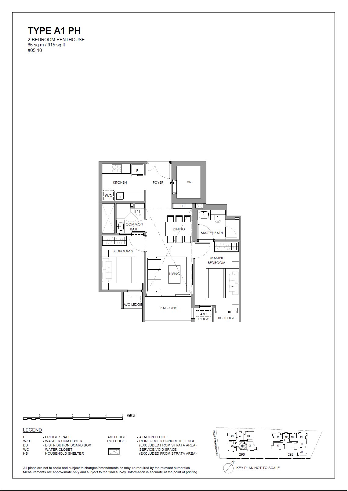 A1 PH · 915 sqft