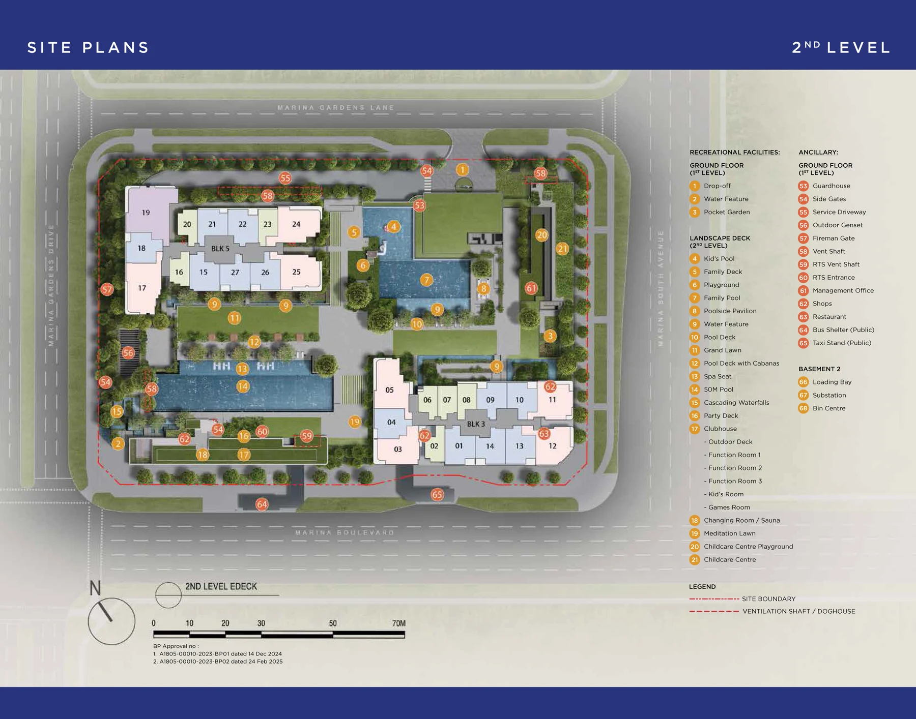 总平面与设施示意图 / Site plan