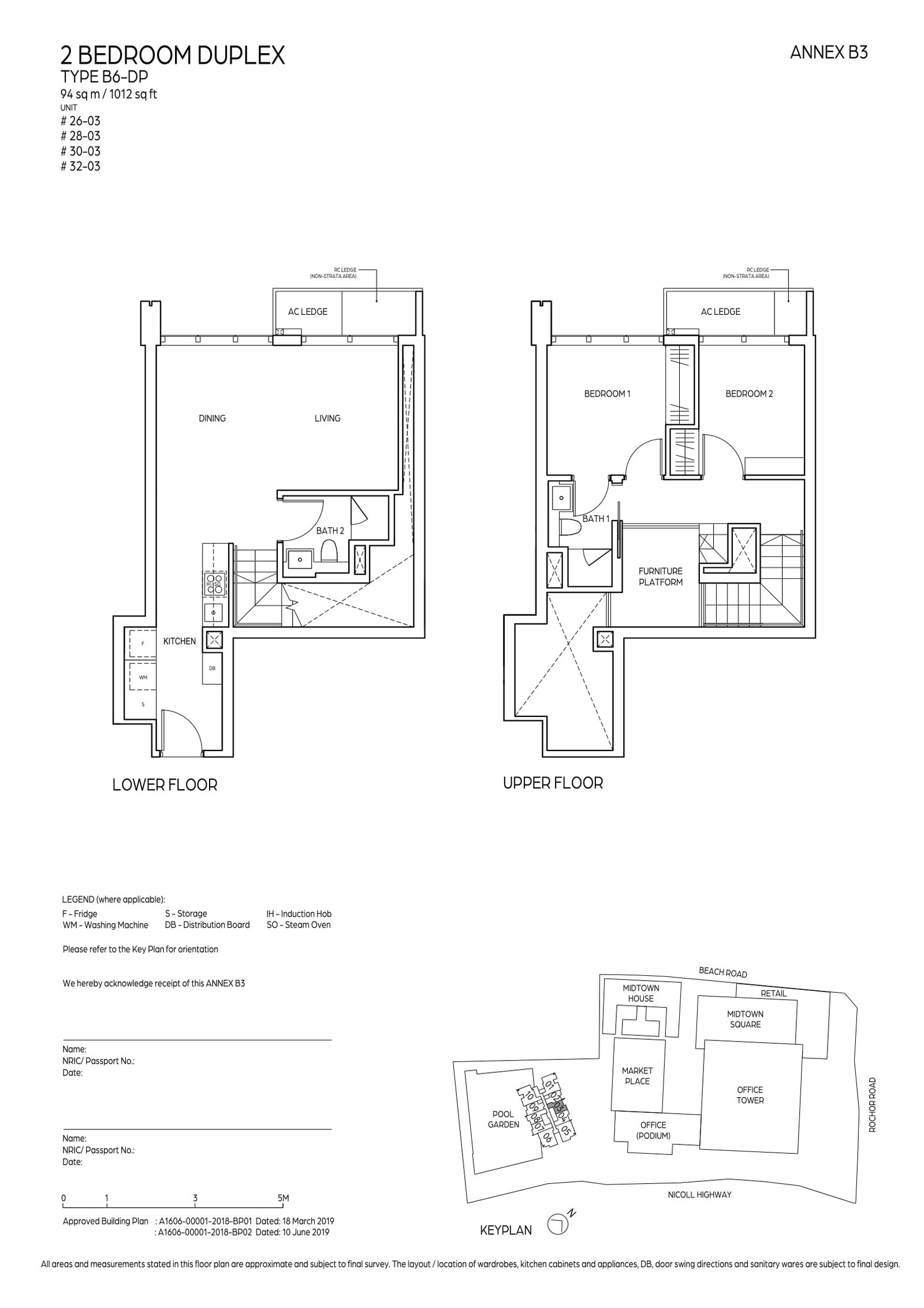 B6-DP · 1012 sqft