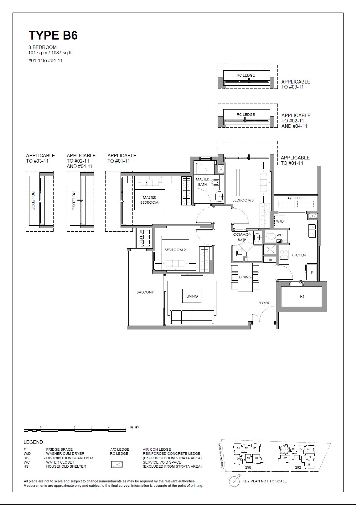 B6 · 1087 sqft