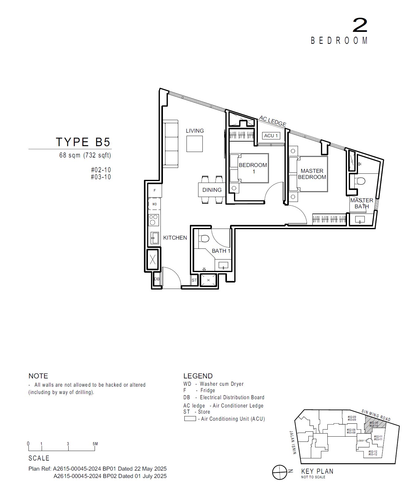 B5 · 732 sqft