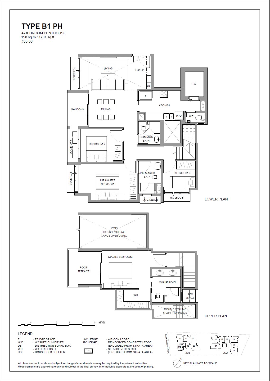 B1 PH · 1701 sqft