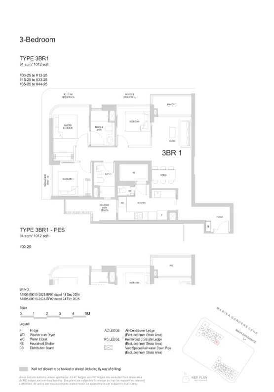 3 Bedroom · 2