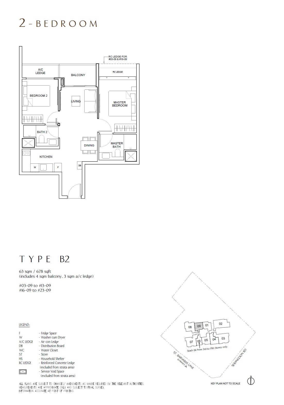 B2 · 678 sqft