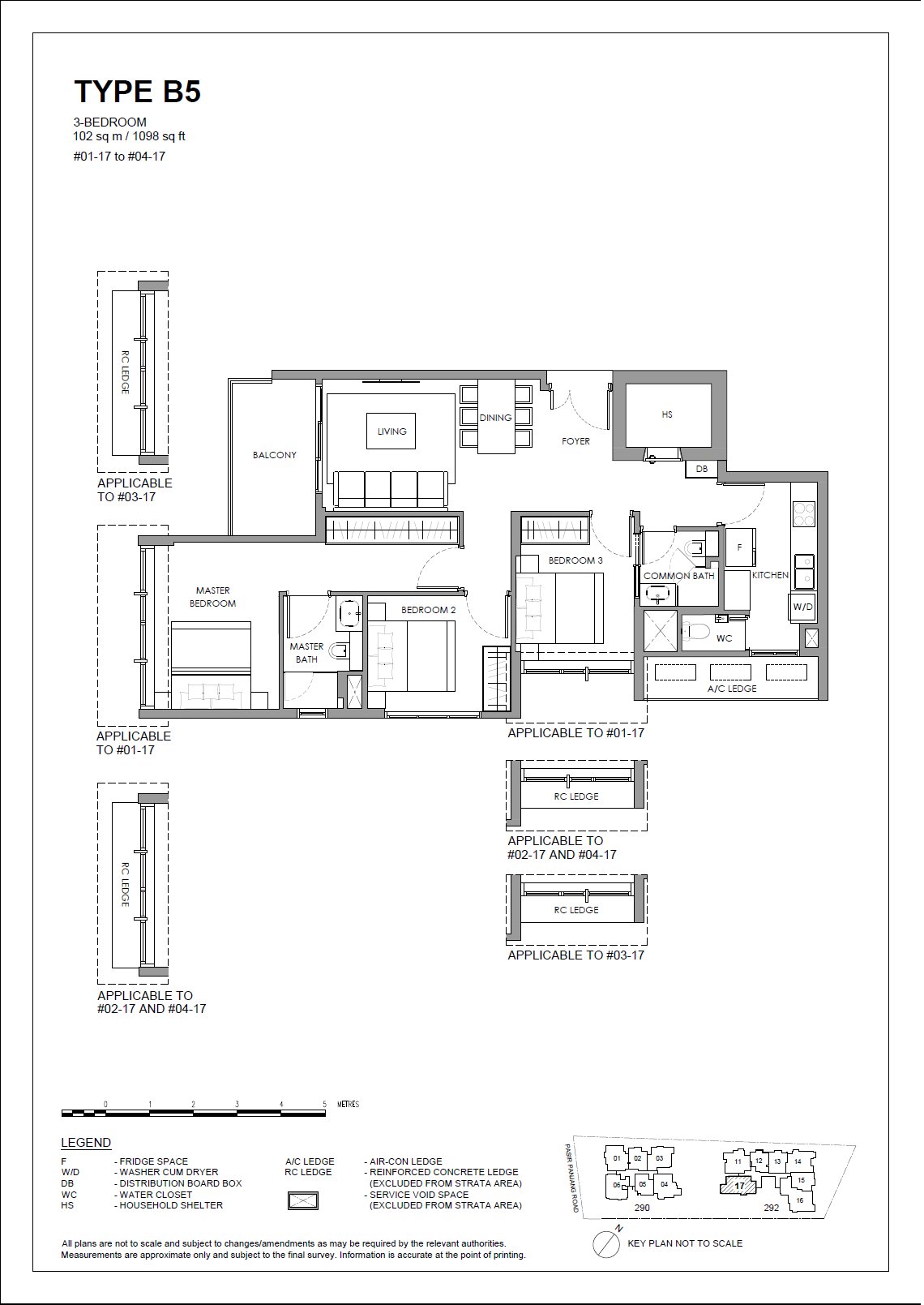 B5 · 1098 sqft