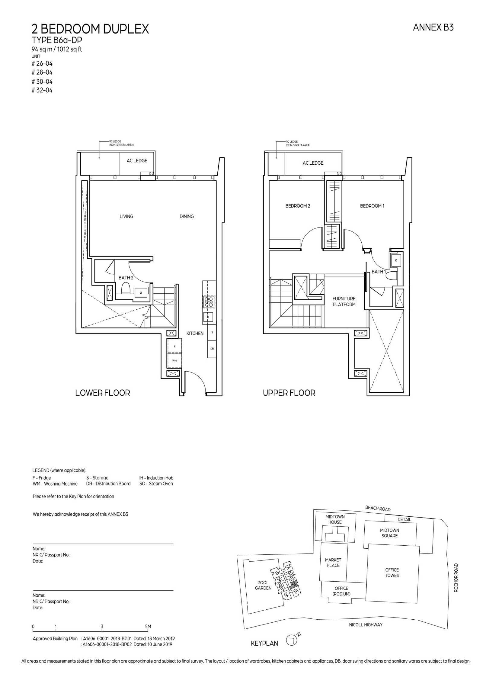 B6a-DP · 1012 sqft