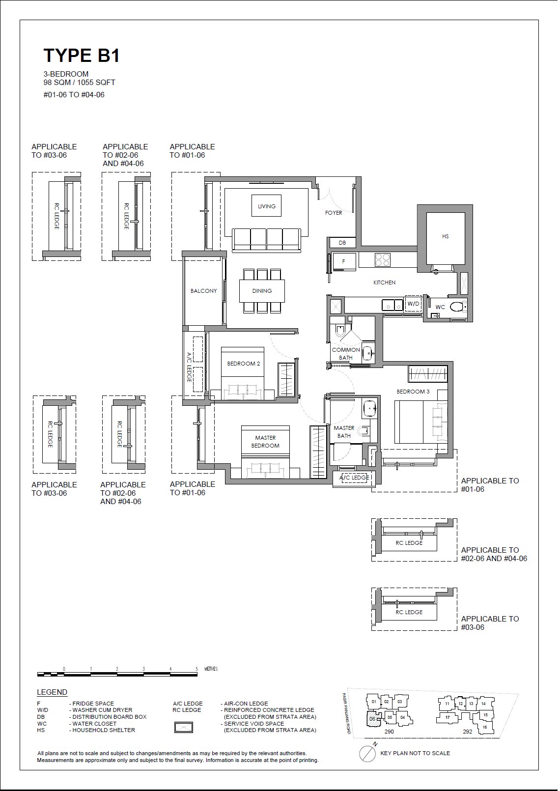 B1 · 1055 sqft