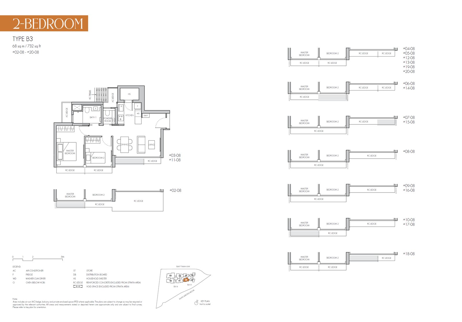 B3 · 732 sqft