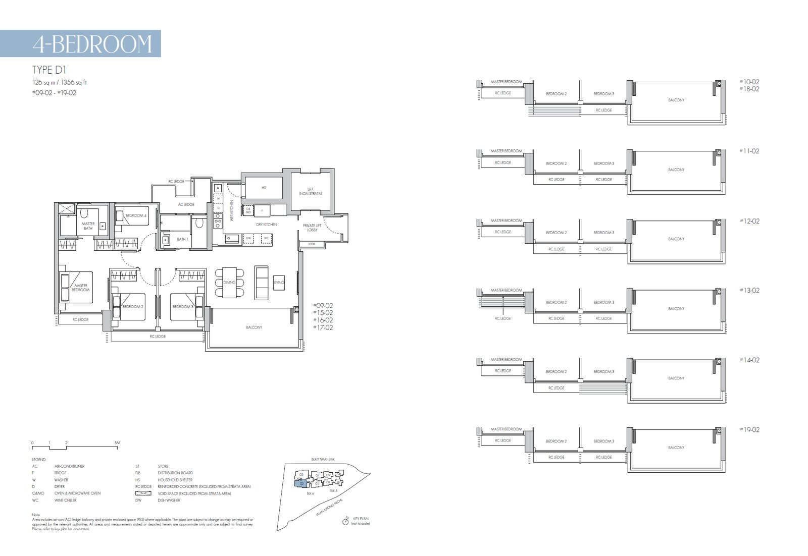 D1 · 1356 sqft