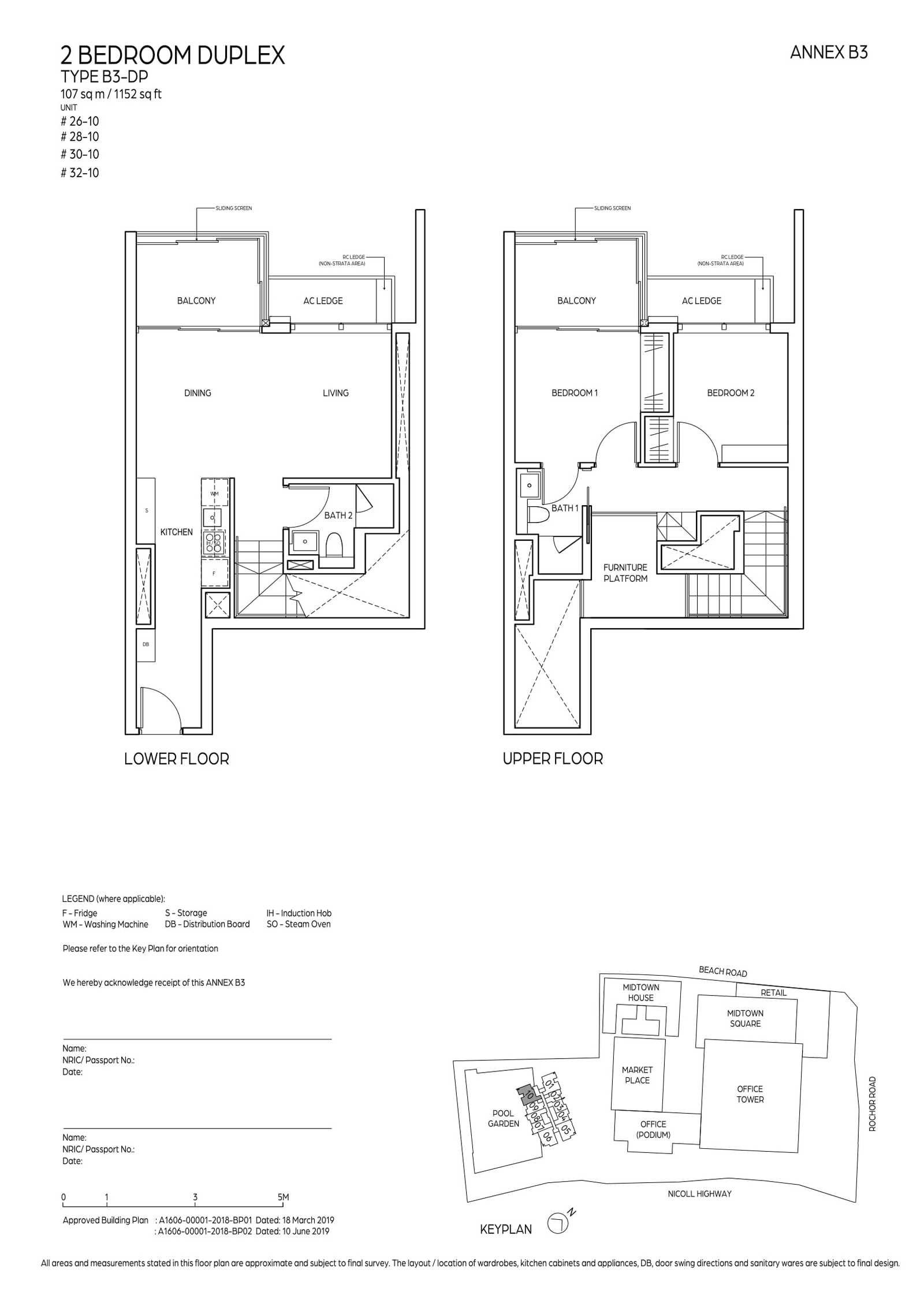 B3-DP · 1152 sqft