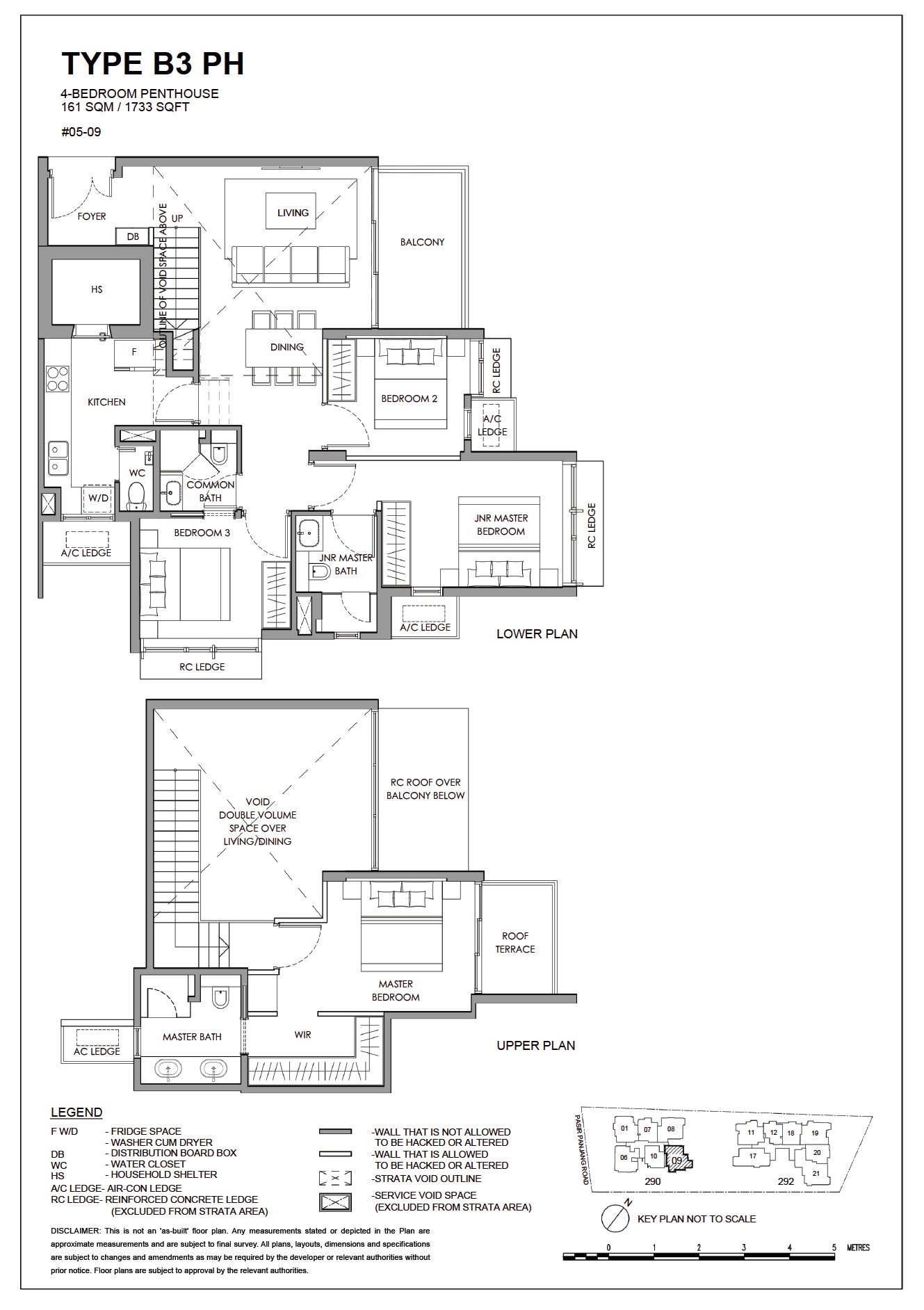 B3 PH · 1733 sqft