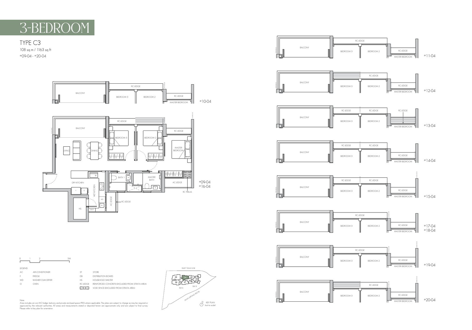 C3 · 1163 sqft