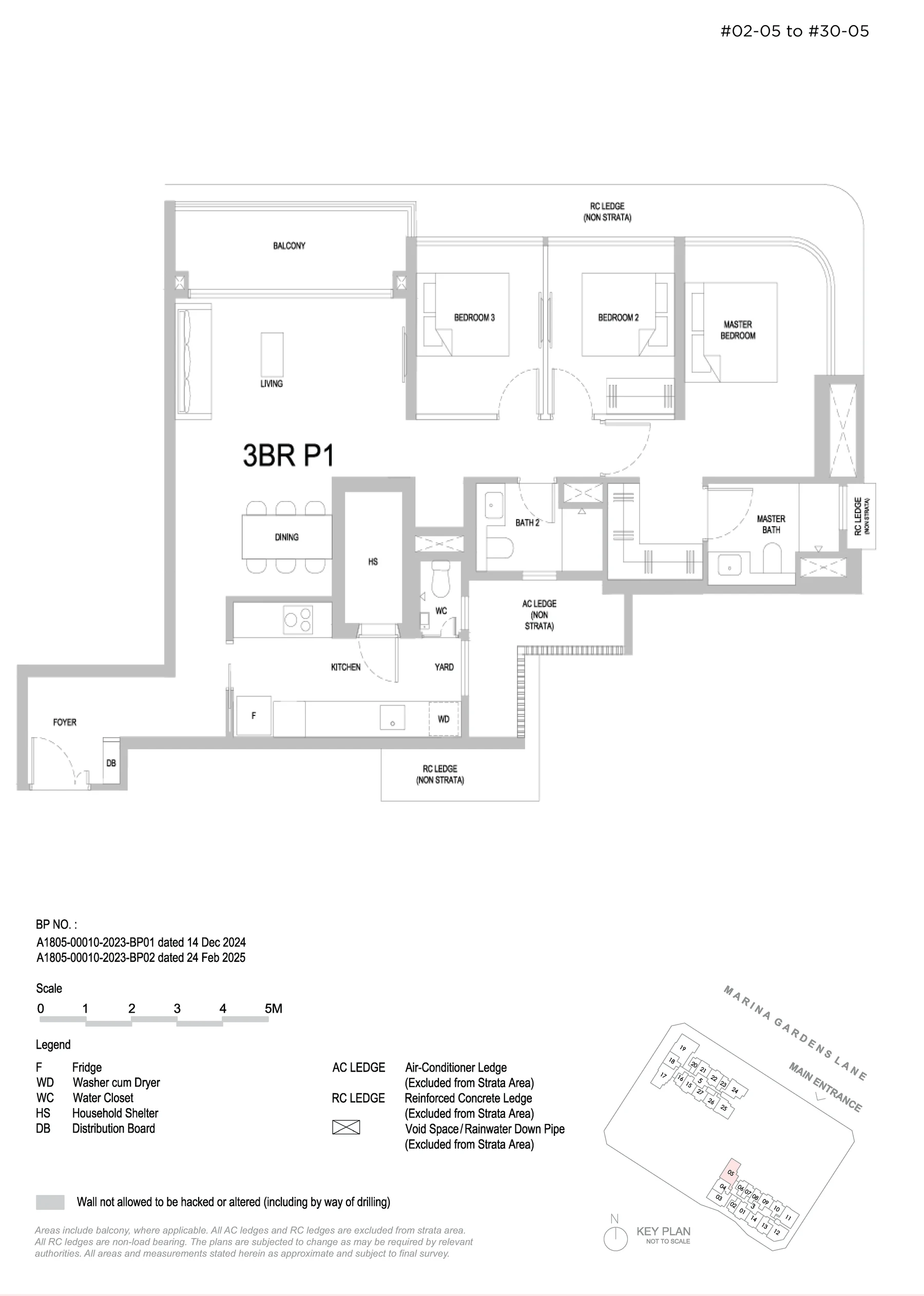 3 Bedroom · 5