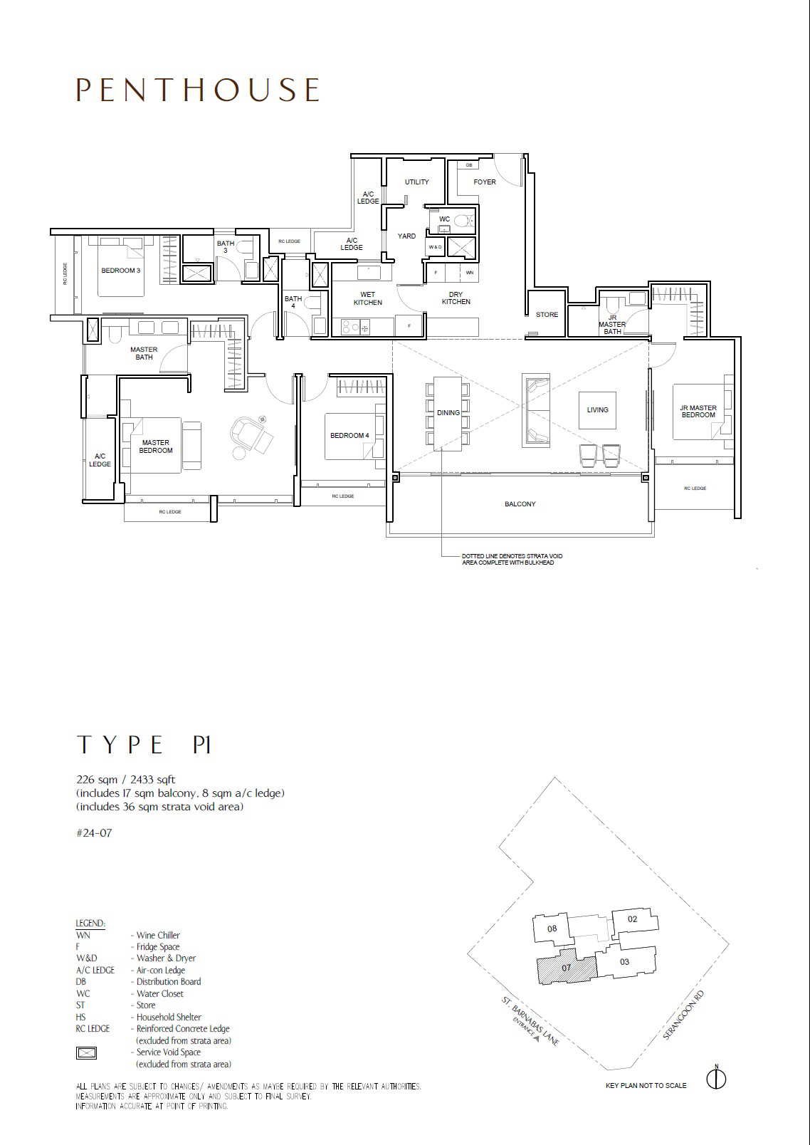 P1 · 2433 sqft