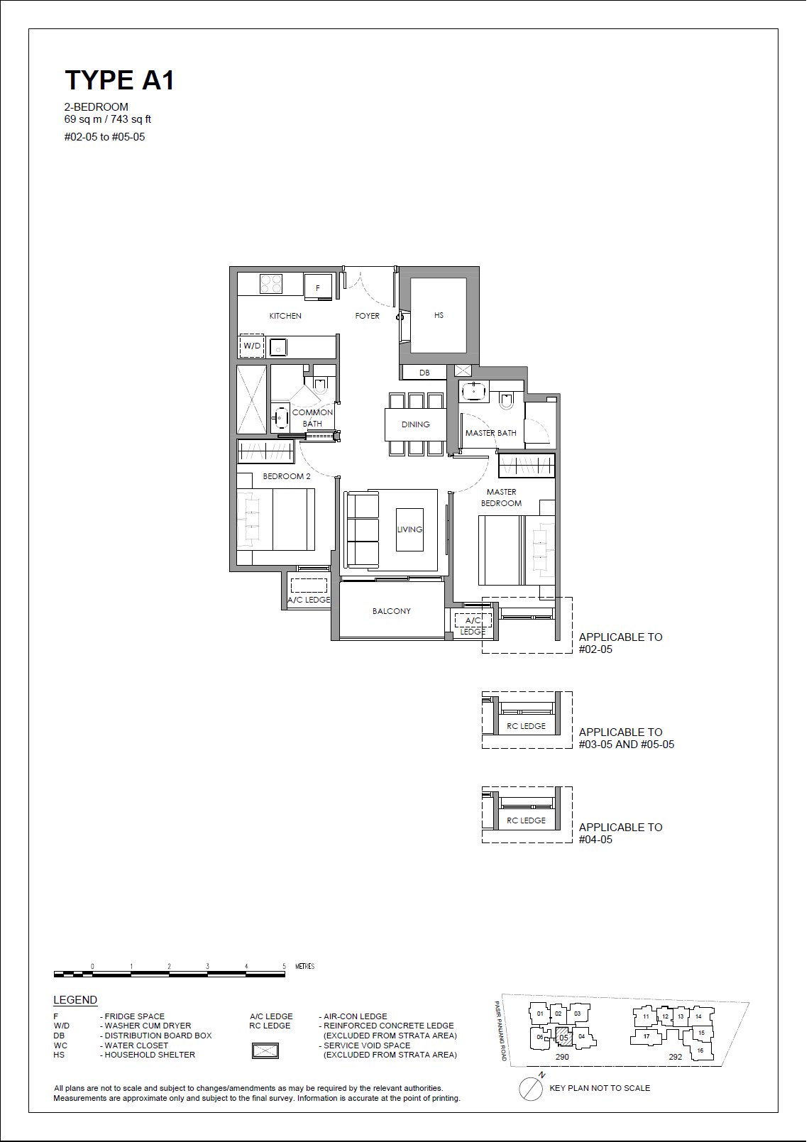 A1 · 743 sqft