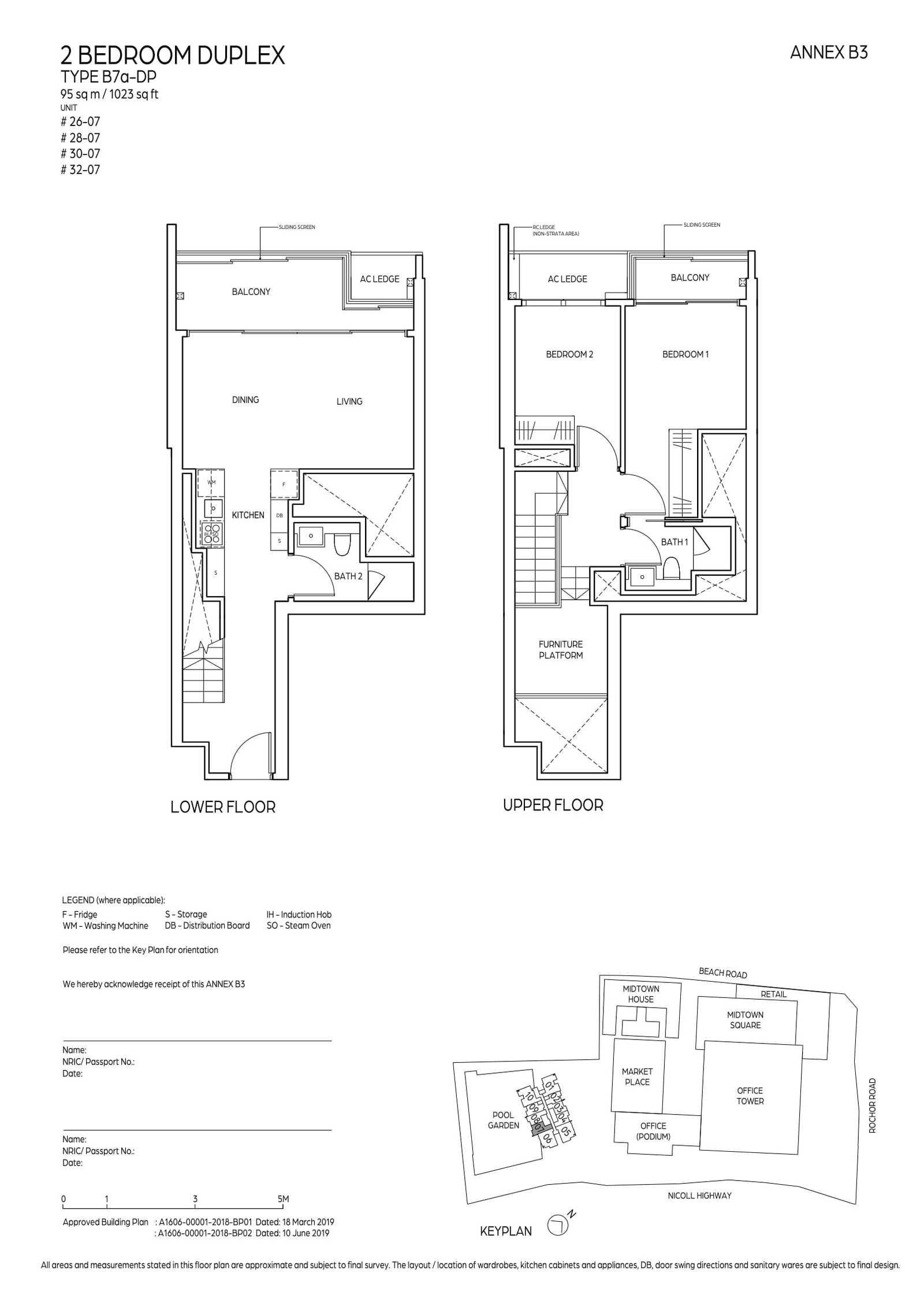 B7a-DP · 1023 sqft